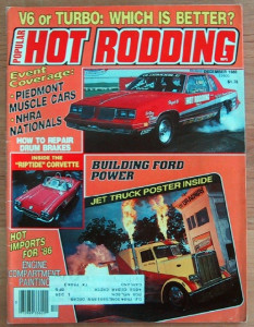 POPULAR HOT RODDING 1985 DEC - GARVIE, RIPTIDE VETTE, IMPORTS